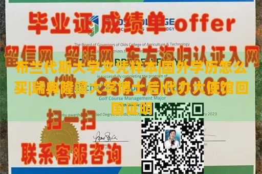 布兰代斯大学文凭样本|国外学历怎么买|瑞典隆德大学博士后|代办大使馆回国证明